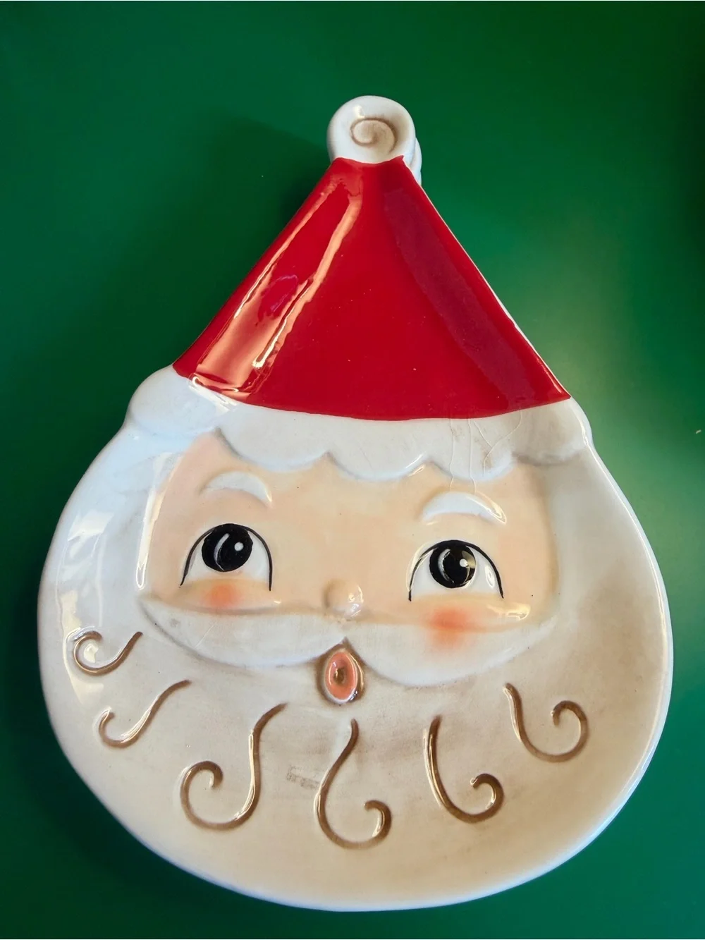 Johanna Parker small Santa plate